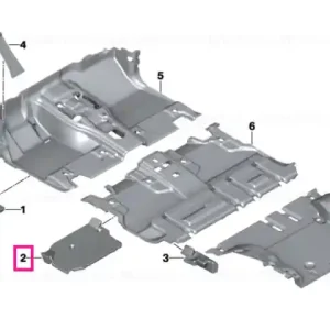Retur ușor Foam insert, left - BMW