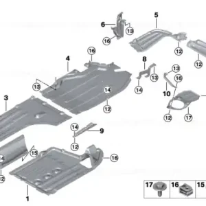 Underbody panelling, rear - BMW Cumpără acum