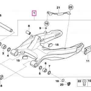 Rear wheel swinging arm - BMW Motorrad Cumpără online