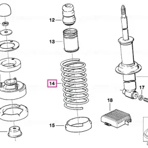 Calitate înaltă Coil spring - BMW