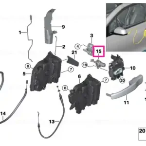 Calitate înaltă Catch with key left - BMW
