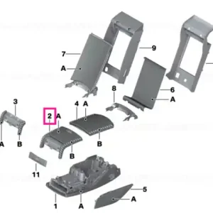 Ornament brat central fata sus, INDIVIDUAL - BMW Mai ieftin