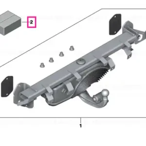 Ofertă limitată Kit retrofit componente electrice carlig remorcare pivotant - BMW X7 G07