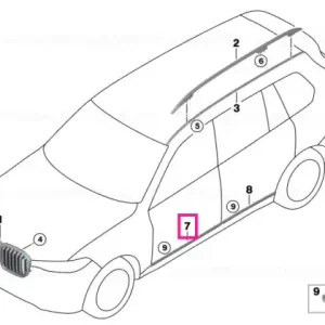 Cumpără acum Moulding door front left MSP - BMW