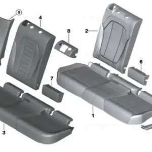 Capac isofix central, SCHWARZ - BMW Lichidare de stoc