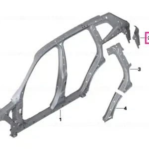 Reinforcement for D-pillar bottom left - BMW Mai ieftin