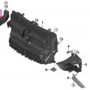 Retur gratuit Air duct, brake, right M - BMW