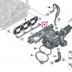 Fastening strip, exhaust manifold,bottom - BMW Ofertă de sezon