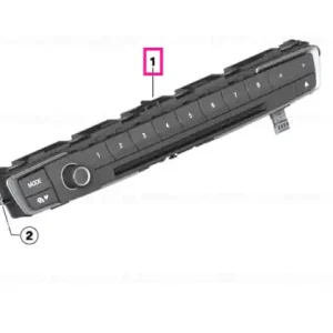Disponibil imediat Audio operating unit FBM CD chrome US - BMW