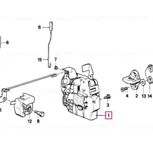 Ofertă limitată Incuietoare usa cu suport actuator drp - BMW