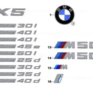 Lettering X-DRIVE 45E - BMW Chilipir