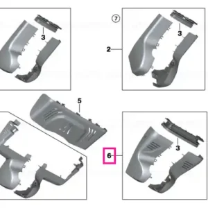 Set capace placa oglinda - BMW Disponibil imediat