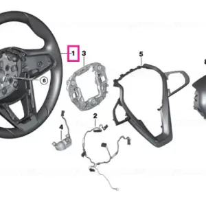 Sport steering wheel, leather - BMW Ofertă de sezon