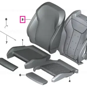 Husă spătar sport piele stânga TACORAROT - BMW Ofertă specială