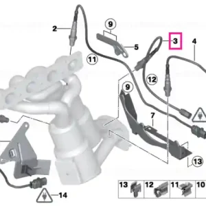 Preț redus Lambda Monitor sensor L= 470MM - BMW