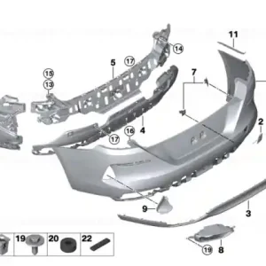 Absorber funnel, left - BMW Super ofertă