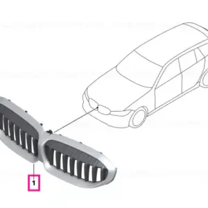 Doar azi Grill front MPA ICAM - BMW