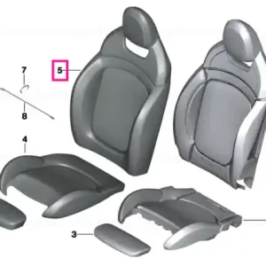 Husa spatar sport piele dreapta BRITISH OAK - BMW - Mini Preț redus