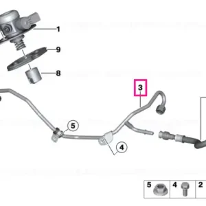 Preferatul clienților Fuel feed line - BMW