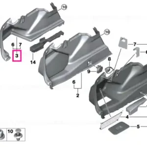 Ornament portbagaj stanga PHEV - BMW Expediere rapidă