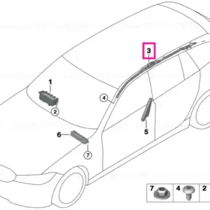 Reducere specială Head airbag, right ECE - BMW