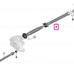 Arbore transmisie spate 1431MM L=1431MM - BMW Ieftin