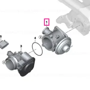 Reducere Exchange EGR valve - BMW