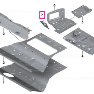 Reducere extra Connection pcs, wheel house/entrance,lft - BMW