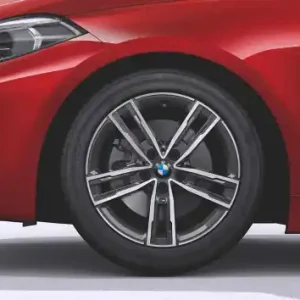 Plată sigură Janta aliaj usor - M Performance Double Spoke 550M - Bicolor Gri (FerricGrey/Bright Turned) - 7,5Jx17 ET:54 - BMW Seria 1 F40, Seria 2 F44