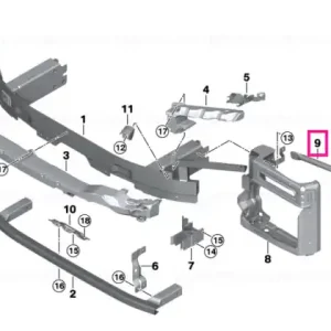 Preț mic Transverse strut, rear - BMW