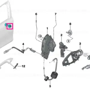 Door handle, primed, outer left CA / OVT / NFC - BMW Cumpără acum