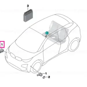 Ultrasonic sensor, Arravani Gray YB87 - BMW Reducere extra
