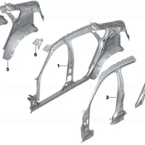 Preț redus Wheel arch outer rear right - BMW
