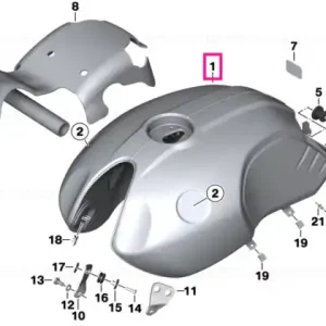 Fuel tank STEREO-MET. - BMW Motorrad Disponibil imediat