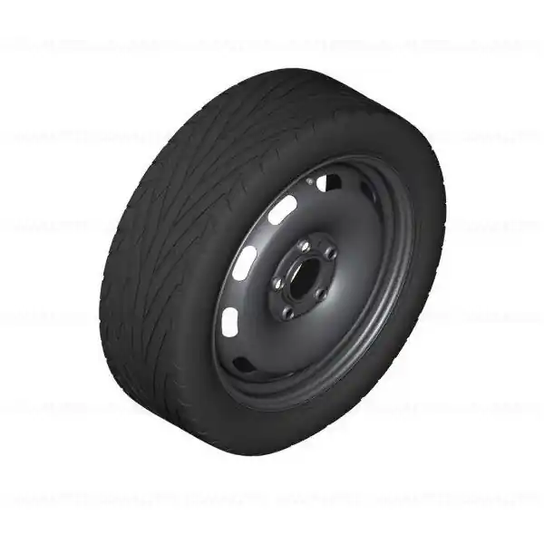 Roată de rezervă compactă - Steel wheel 12 cu anvelopa Maxxis M9502 - 125/70R17 98M - BMW Seria 1 F40, Seria 2 F44, Mini Clubman F54 Noutate