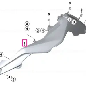Panou trim lateral dreapta ROHTEIL ROHTEIL / BLANK - BMW Motorrad Reduceri