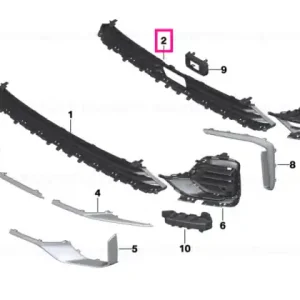 Bestseller Grille, middle bottom FRR - BMW