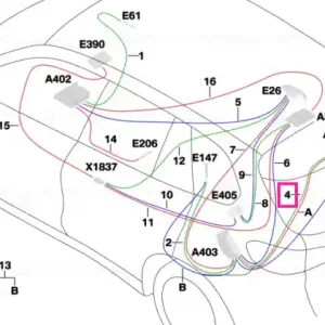 Calitate înaltă Rep.module aerial lines FM1/ FM2 L= 2670MM - BMW