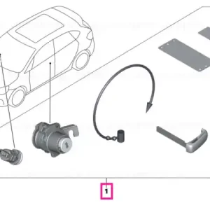 Cumpărături sigure Unified locking, mechanical LINES - LL - BMW