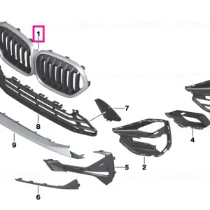 Grill front X-LINE - BMW Noutate