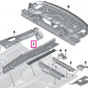 Console, transmission support, right - BMW Mai ieftin