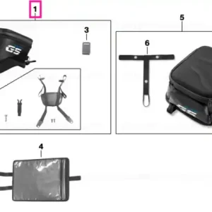 Mai ieftin Tank bag, small 8L - BMW Motorrad