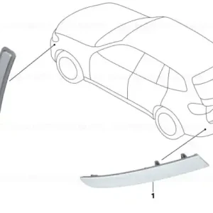 Reducere specială Side-marker rear reflector, left - BMW