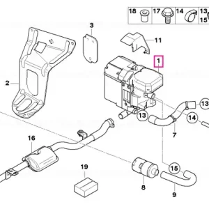 Auxiliary heating - BMW Plată securizată