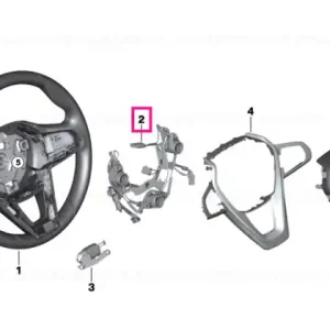 Retur ușor connecting line, steering wheel - BMW
