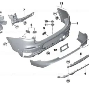 Vezi acum Guide for bumper, side, left - BMW