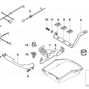 Wiring harness, radio, cd-changer - BMW Motorrad Premium