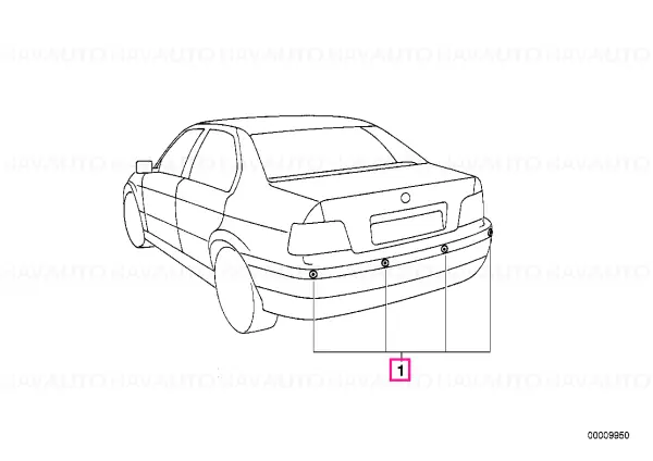 Disponibil imediat Park Distance Control (PDC) E36/5 - BMW