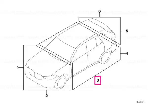Label, coolant - BMW Reduceri