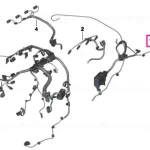 wiring harness, engine trans. module - BMW Preferatul clienților